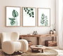 Wallity Huhu193 Pintura Decorativa en MDF con Marco (3 Piezas) 50 x 70 cm